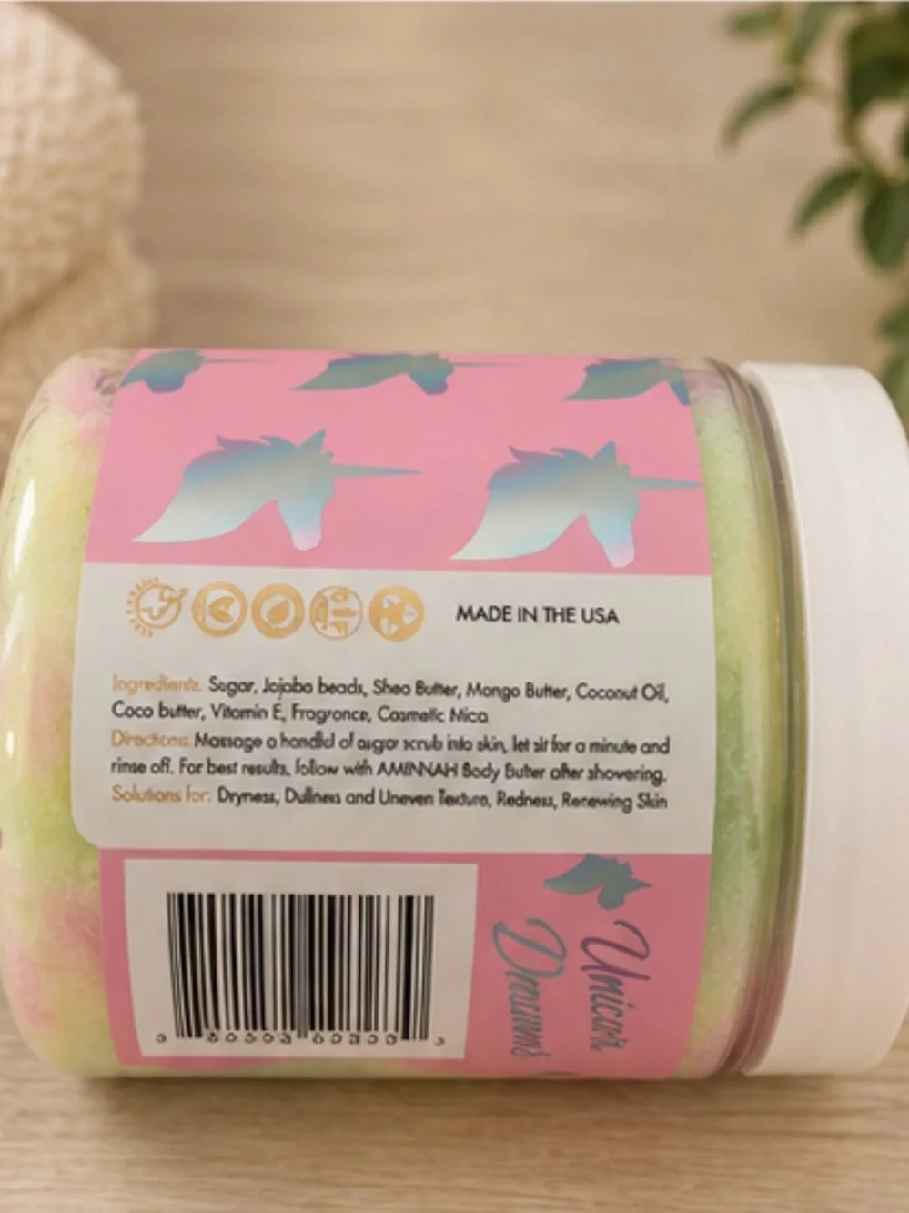 Aminnah (NWT) Unicorn Dreams Whipped Body Butter & Sugar Scrub